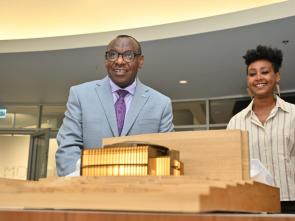 Official handover of the Africa Hall model to ECA by Australia Embassy
